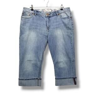 Boot Heel Trading Co. Denim Fulton Capri‎ Jeans 36 / 14 Cuffed Jean Capris